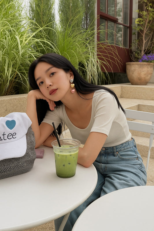 Korean Heart Earrings
